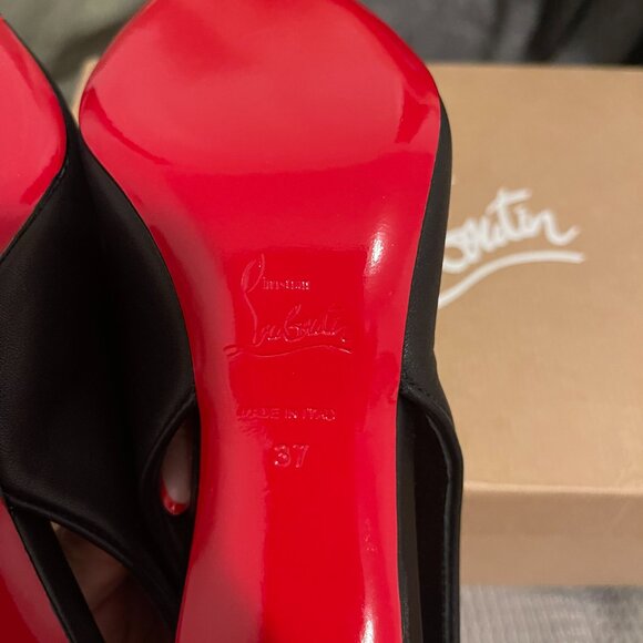 Christian Louboutin Sporty Kate Sling 55 mm Slingback pumps SZ 37 - Picture 7 of 7